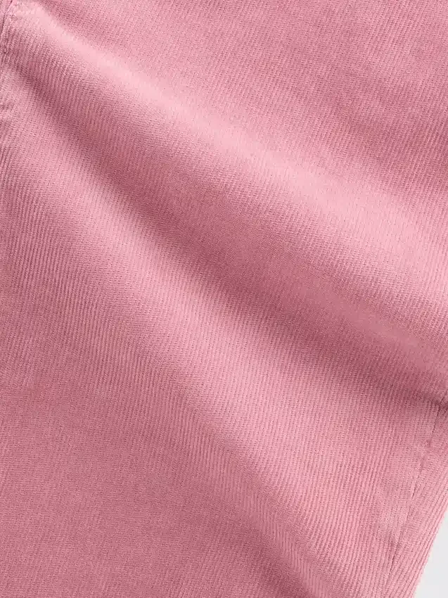 Jeans a vita bassa in velluto a coste, lunghi e dal taglio slim