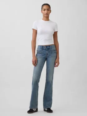 Jeans a vita bassa, lunghi e slim
