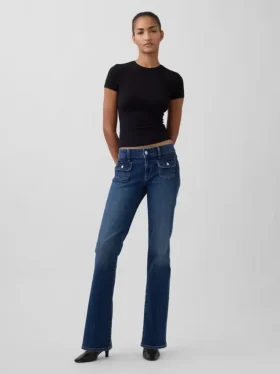 Jeans a vita bassa, lunghi e slim