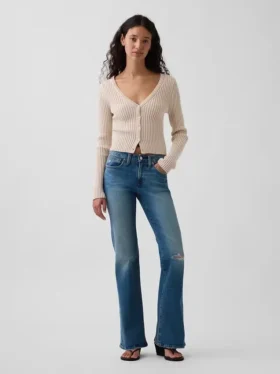 Jeans a vita bassa, lunghi e slim