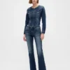 Jeans a vita bassa, lunghi e slim
