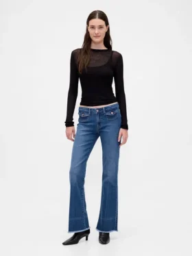 Jeans a vita bassa, lunghi e slim