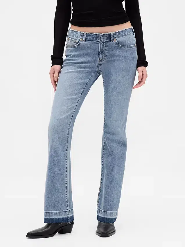 Jeans a vita bassa, lunghi e slim