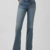 Jeans a vita bassa, lunghi e slim
