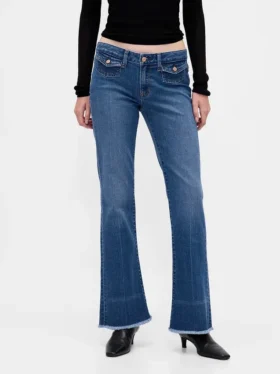 Jeans a vita bassa, lunghi e slim