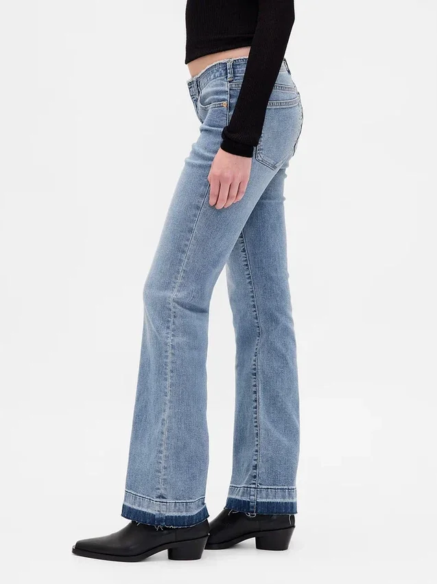 Jeans a vita bassa, lunghi e slim