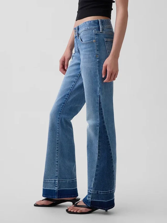 Jeans a vita bassa, lunghi e slim