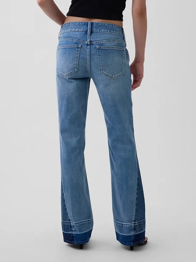 Jeans a vita bassa, lunghi e slim