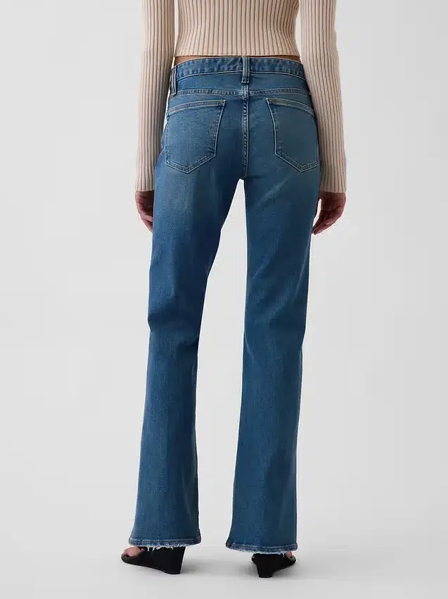 Jeans a vita bassa, lunghi e slim
