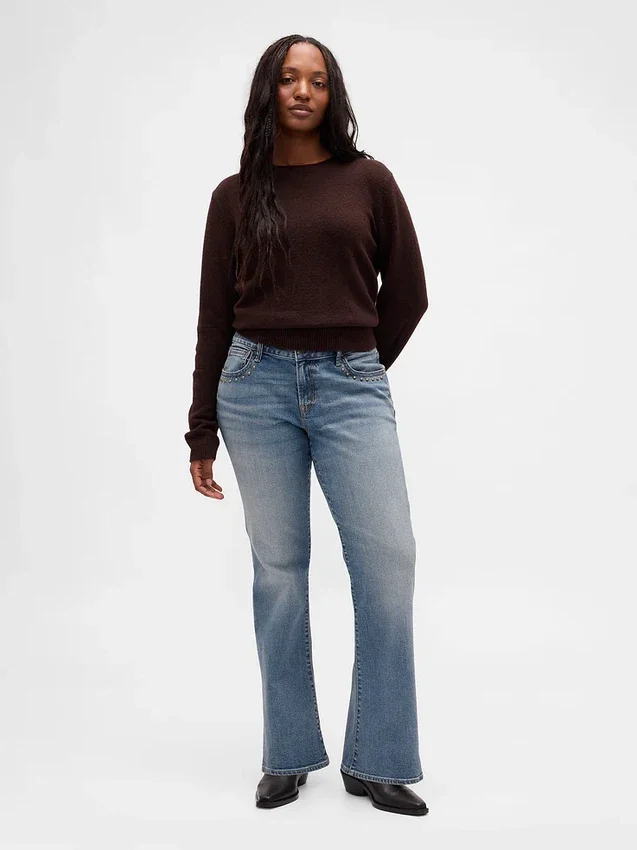 Jeans a vita bassa, lunghi e slim