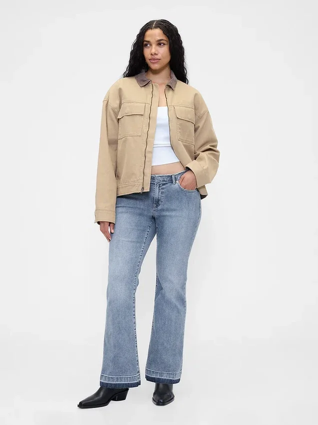 Jeans a vita bassa, lunghi e slim