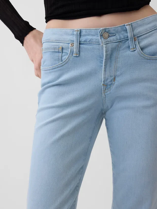 Jeans a vita bassa, lunghi e slim