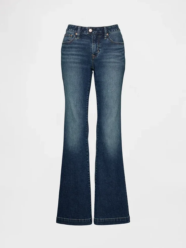 Jeans a vita bassa, lunghi e slim