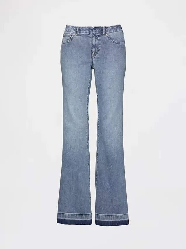 Jeans a vita bassa, lunghi e slim
