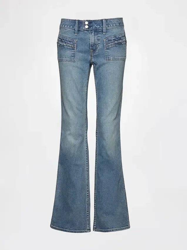Jeans a vita bassa, lunghi e slim