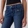 Jeans a vita bassa, lunghi e slim