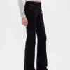 Jeans a vita bassa, lunghi e slim con lacci