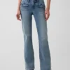 Jeans a vita bassa, lunghi e slim con tasche applicate