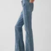 Jeans a vita bassa, lunghi e slim con tasche applicate