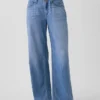 Jeans a vita bassa ultrasoft in stile anni ’90