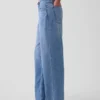 Jeans a vita bassa ultrasoft in stile anni ’90
