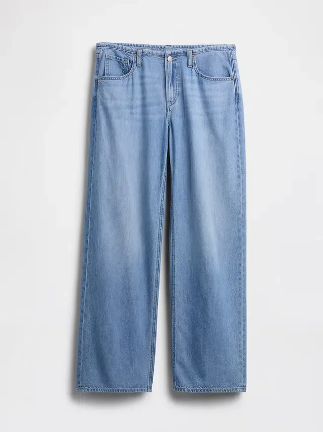 Jeans a vita bassa ultrasoft in stile anni ’90