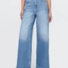 Jeans a vita extra alta e gamba larga