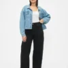 Jeans a vita extra alta e gamba larga