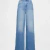 Jeans a vita extra alta e gamba larga