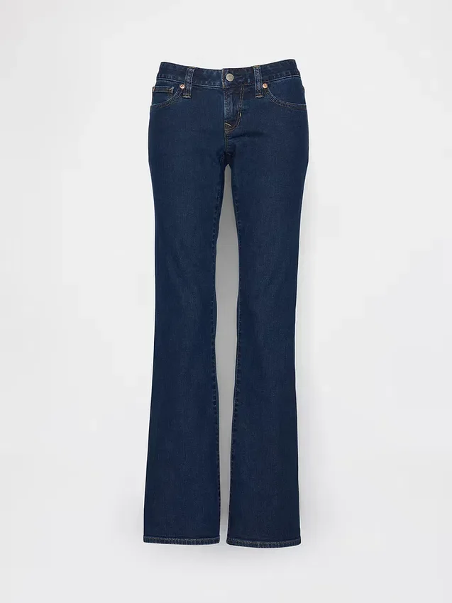 Jeans a vita extra bassa, lunghi e slim