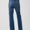 Jeans a vita media dal taglio rilassato con gamba a zampa