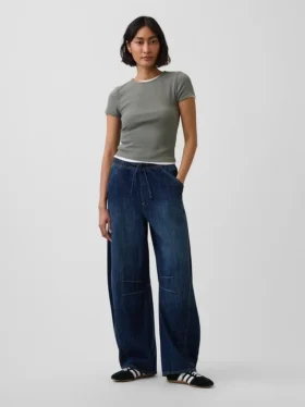 Jeans a vita media Easy Horseshoe
