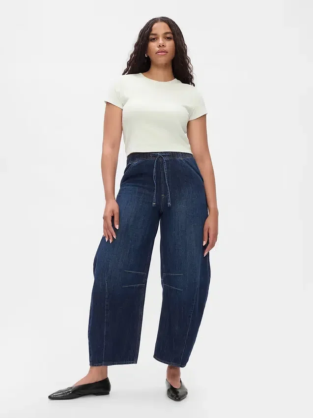 Jeans a vita media Easy Horseshoe