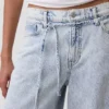 Jeans a vita media, ultra morbidi, larghi e con micro cintura