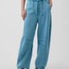 Jeans a vita media ultrasoft con taglio a ferro di cavallo