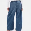 Jeans a vita media ultrasoft con taglio a ferro di cavallo