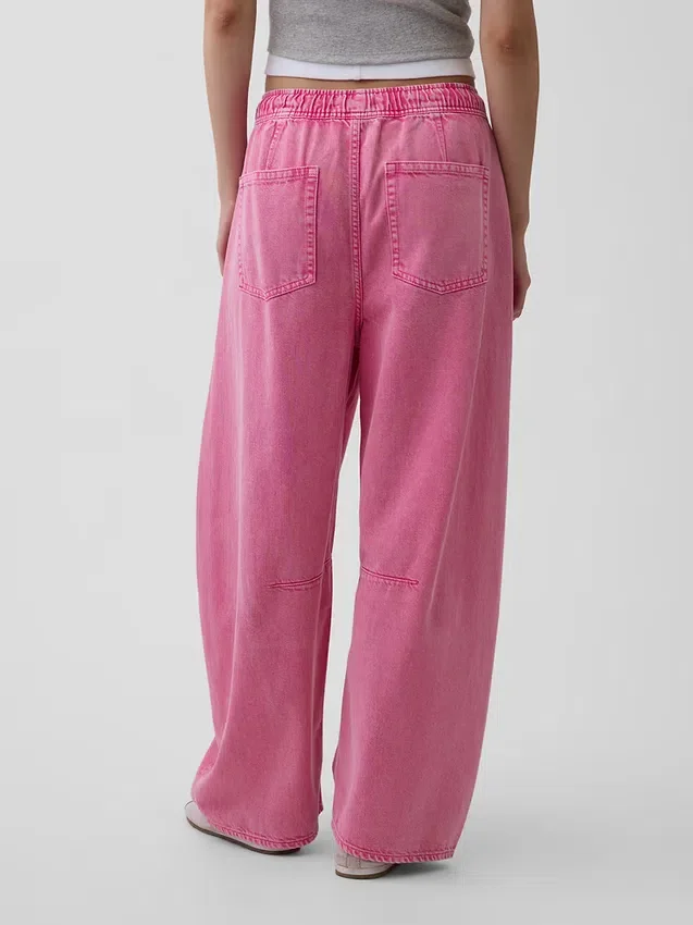 Jeans a vita media ultrasoft con taglio a ferro di cavallo