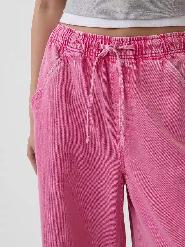 Jeans a vita media ultrasoft con taglio a ferro di cavallo
