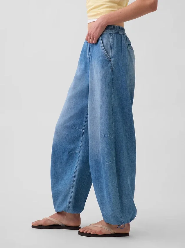 Jeans a vita media Ultrasoft Horseshoe