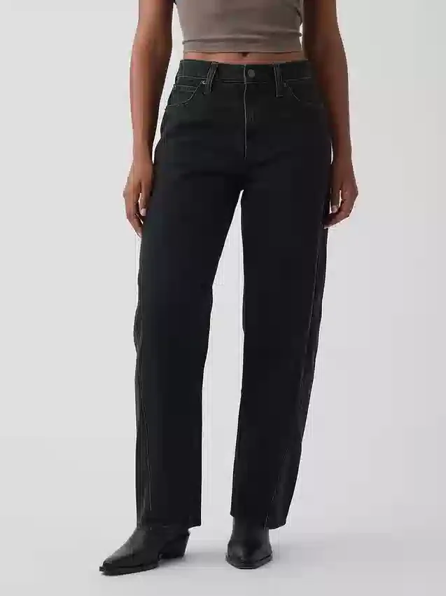 Jeans a zampa alta per taglie curvy