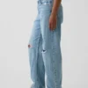 Jeans a zampa alta per taglie curvy