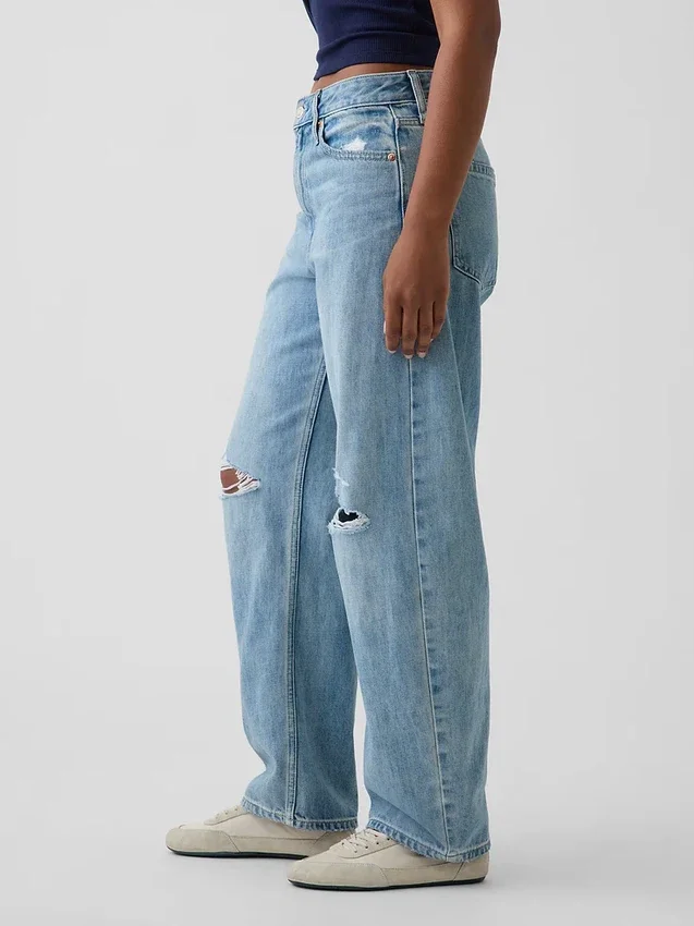 Jeans a zampa alta per taglie curvy
