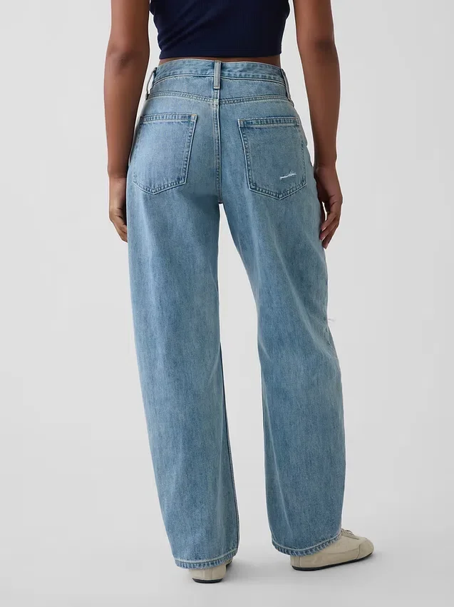 Jeans a zampa alta per taglie curvy