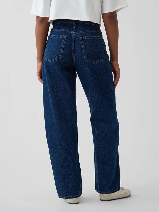 Jeans a zampa alta per taglie curvy