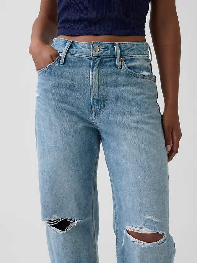 Jeans a zampa alta per taglie curvy