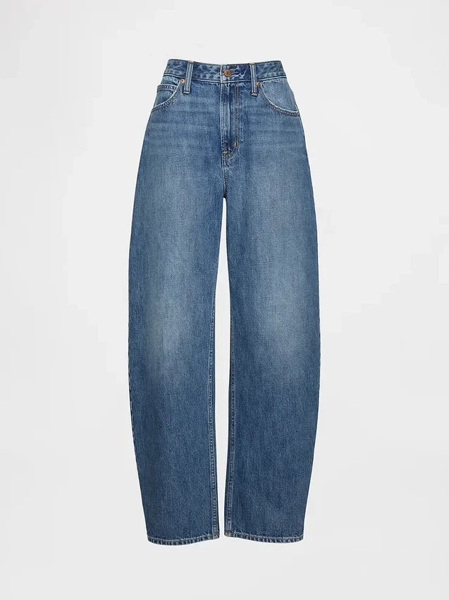 Jeans a zampa alta per taglie curvy