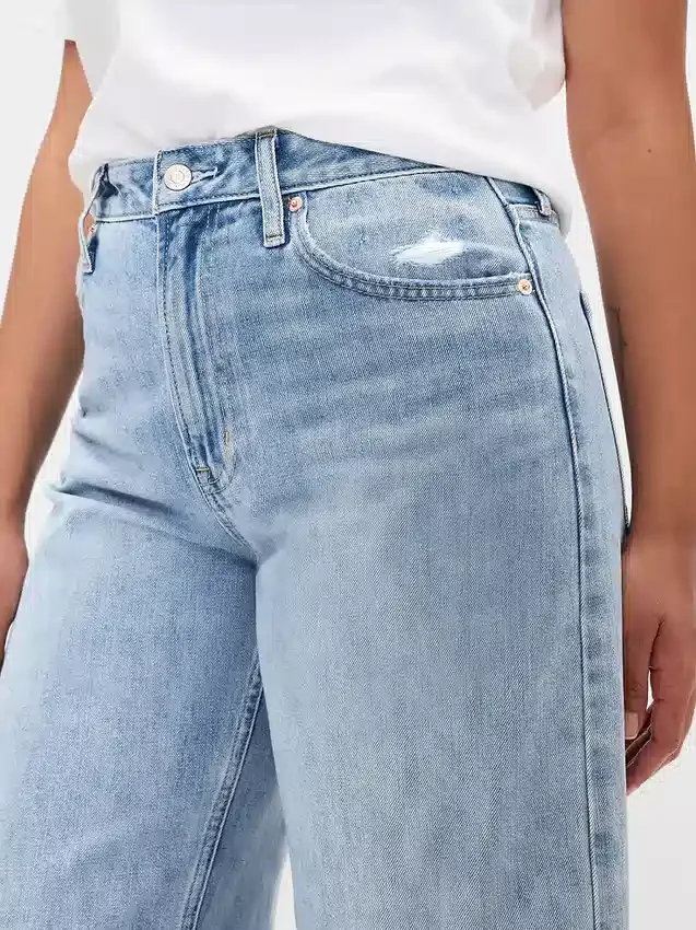 Jeans a zampa alta per taglie curvy