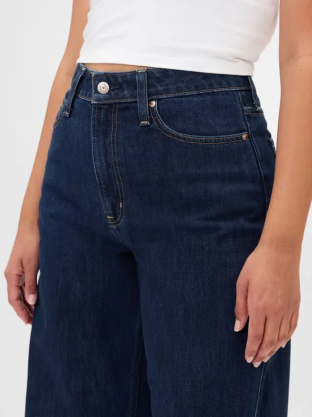 Jeans a zampa alta per taglie curvy