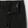 Jeans a zampa anni '70 a vita alta per bambini