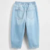 Jeans a zampa d’elefante senza bottoni per neonato & bebè
